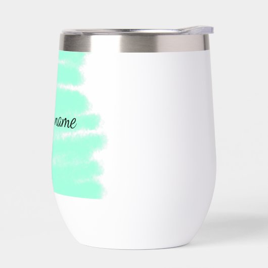 緑の水色を追加する名前の文字メッセージをここにスロー (左面)