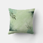 緑の水色 クッション (裏面)