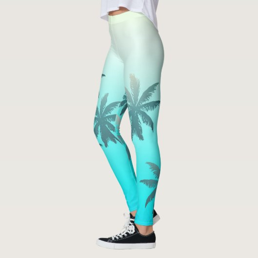 緑の氷河破烈の勾配はヤシの木衰退します レギンス (左)