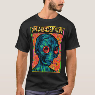 緑の永遠の宇宙人 Tシャツ