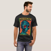 緑の永遠の宇宙人 Tシャツ (正面フル)