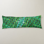 緑の汚れ、傷つき、格子か違うれんがか？ ボディピロー (裏面)