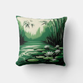 緑の池 クッション (正面)