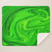 緑の油絵を描抽象芸術背景油絵を描gre シェルパブランケット (正面(横))