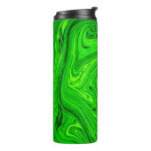 緑の油絵を描抽象芸術背景油絵を描gre タンブラー (回転左)