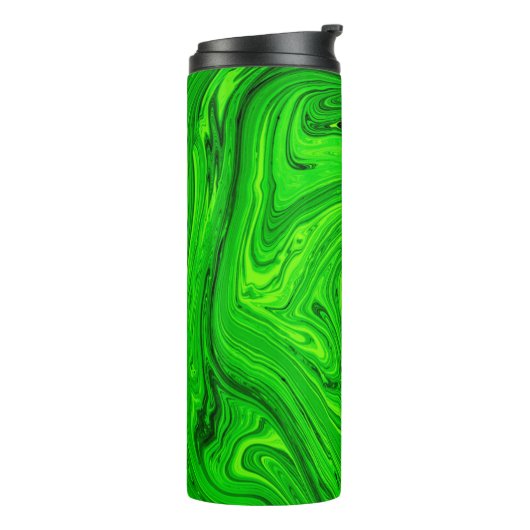 緑の油絵を描抽象芸術背景油絵を描gre タンブラー (回転左)