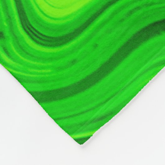 緑の油絵を描抽象芸術背景油絵を描gre フリースブランケット (角)