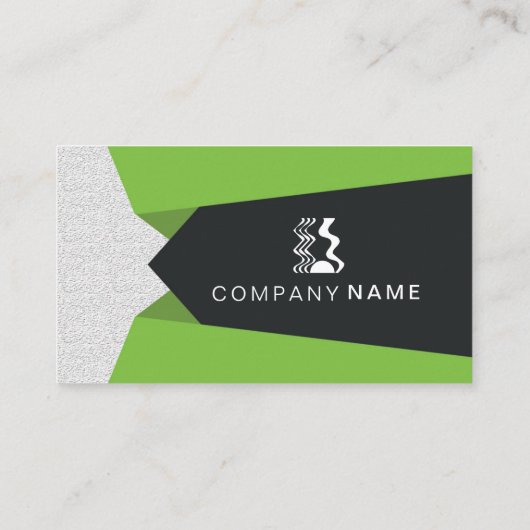 緑の法人企業カード 名刺 (裏面)