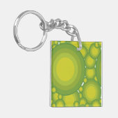 緑の泡 キーホルダー (正面左)