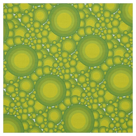 緑の泡 ファブリック (見本)