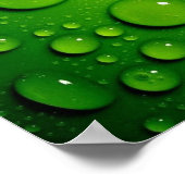 緑の泡 ポスター (角)