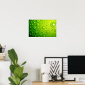 緑の泡 ポスター (ホームオフィス)