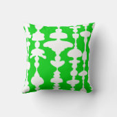 緑の波 クッション (裏面)