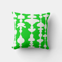 緑の波 クッション