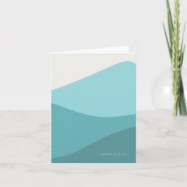 緑の波 ノートカード