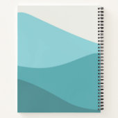 緑の波 ノートブック (裏面)