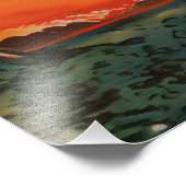 緑の波 フォトプリント            (角)