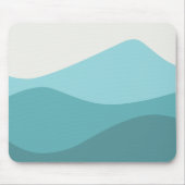 緑の波 マウスパッド (正面)