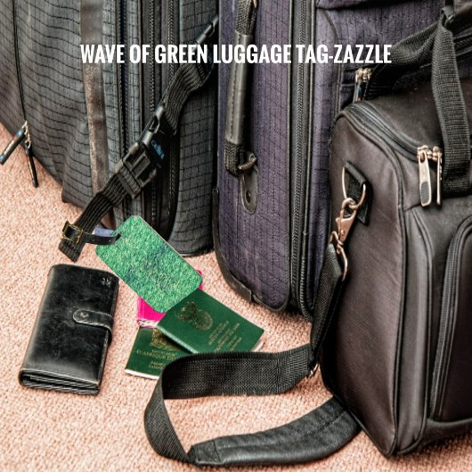 緑の波 ラゲッジタグ