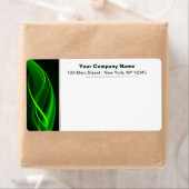 緑の波 ラベル (インサイチュ)