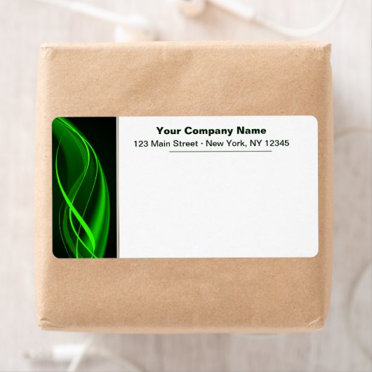 緑の波 ラベル (インサイチュ)