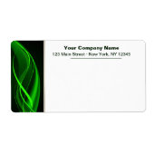 緑の波 ラベル (正面)