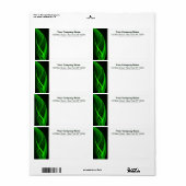 緑の波 ラベル (フルシート)