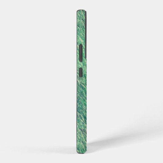 緑の波 SAMSUNG GALAXYケース (右側面)