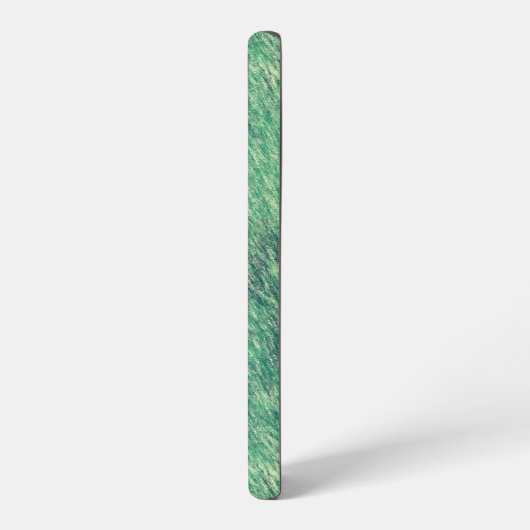 緑の波 SAMSUNG GALAXYケース (左側面)