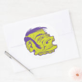 緑の泥 ラウンドシール (封筒)