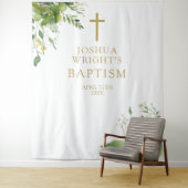 緑の洗礼《キリスト教》洗礼式や命名式写真の背景 タペストリー (インサイチュ)