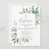 緑の洗礼 招待状 (正面)