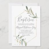 緑の洗礼 招待状 (正面)