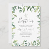 緑の洗礼 招待状 (正面)