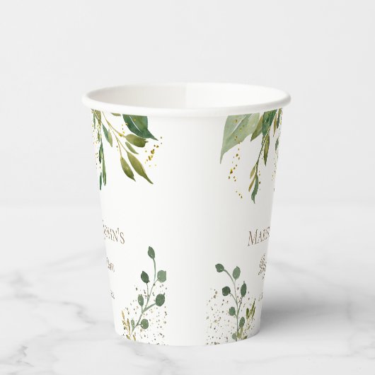 緑の洗礼 紙コップ (左)