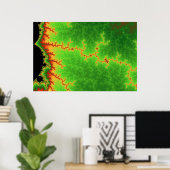 緑の活断層ポスター ポスター (ホームオフィス)