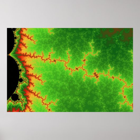 緑の活断層ポスター ポスター (正面)