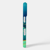 緑の流れ：抽象芸術景観 Case-Mate iPhoneケース (裏面 / 右)