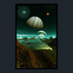 緑の海 ポスター<br><div class="desc">平行次元では、私たちが訪れることはできない場所がこの世界に存在する。これはジュピター神の双子の双子で、彼女の生命を持つ月の一つから見ている。</div>