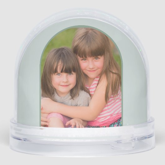 緑の淡い色の水色のモミの木の写真（年） (裏面)