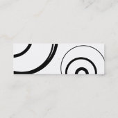 緑の渦巻き スキニー名刺 (裏面)