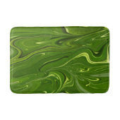 緑の渦巻き バスマット (正面)