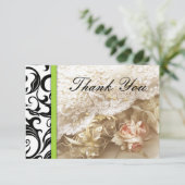 緑の渦巻結婚きサンキューカード サンキューカード (スタンド正面)