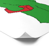 緑の準素 ポスター (角)