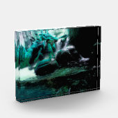 緑の滝 フォトブロック (左)