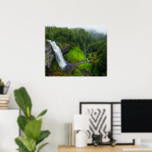 緑の滝 ポスター (ホームオフィス)