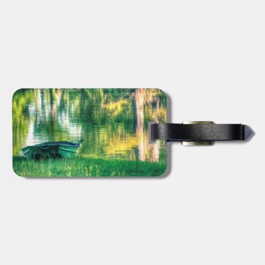 緑の漁船 ラゲッジタグ (裏面横)