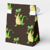 緑の漫画のドラゴンパターン フェイバーボックス (裏面サイド)