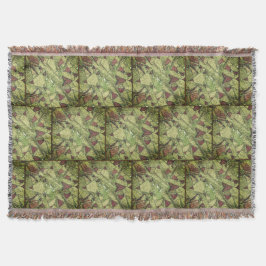 緑の火山石絵を描スケッチを持つセラミック スローブランケット
