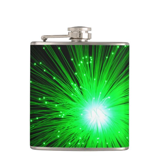 緑の火花 フラスク (正面)